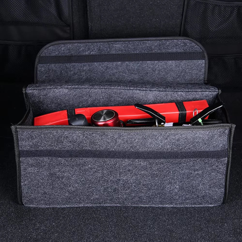 50L Foldable Felt Car Trunk Organizer