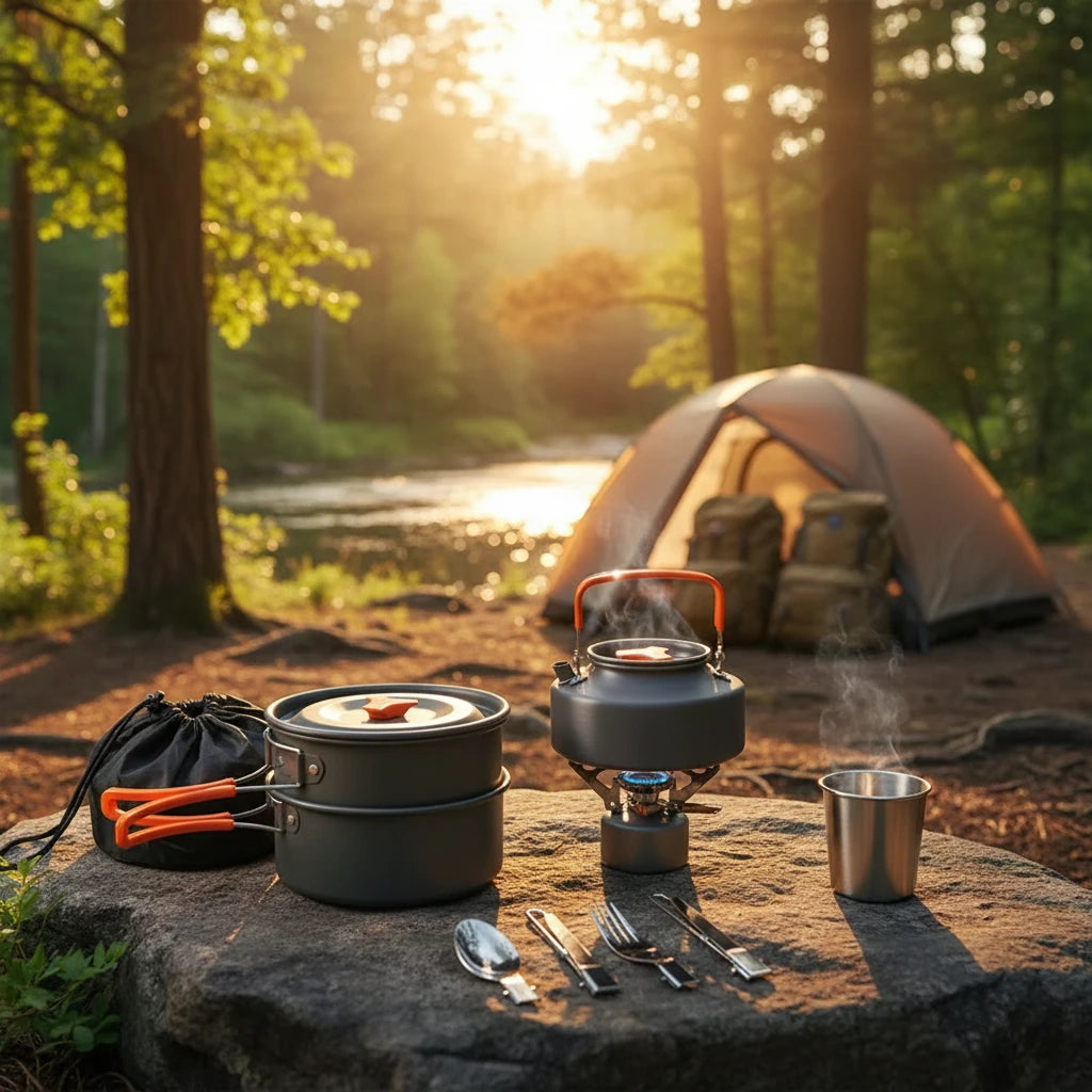 Complete Survival Kitchen Kit with 1.1L Kettle