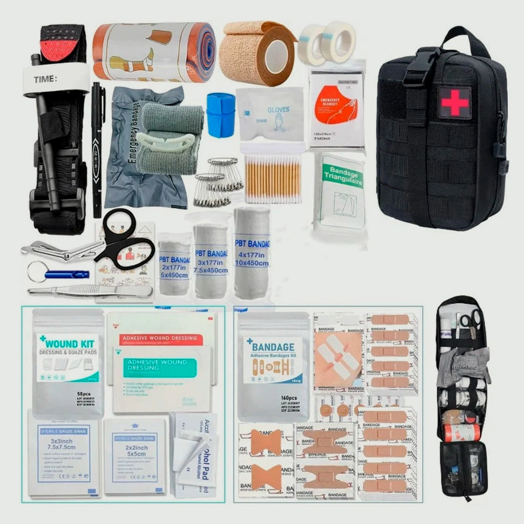 First Aid Kit Case with Professional Design, 363 Pieces