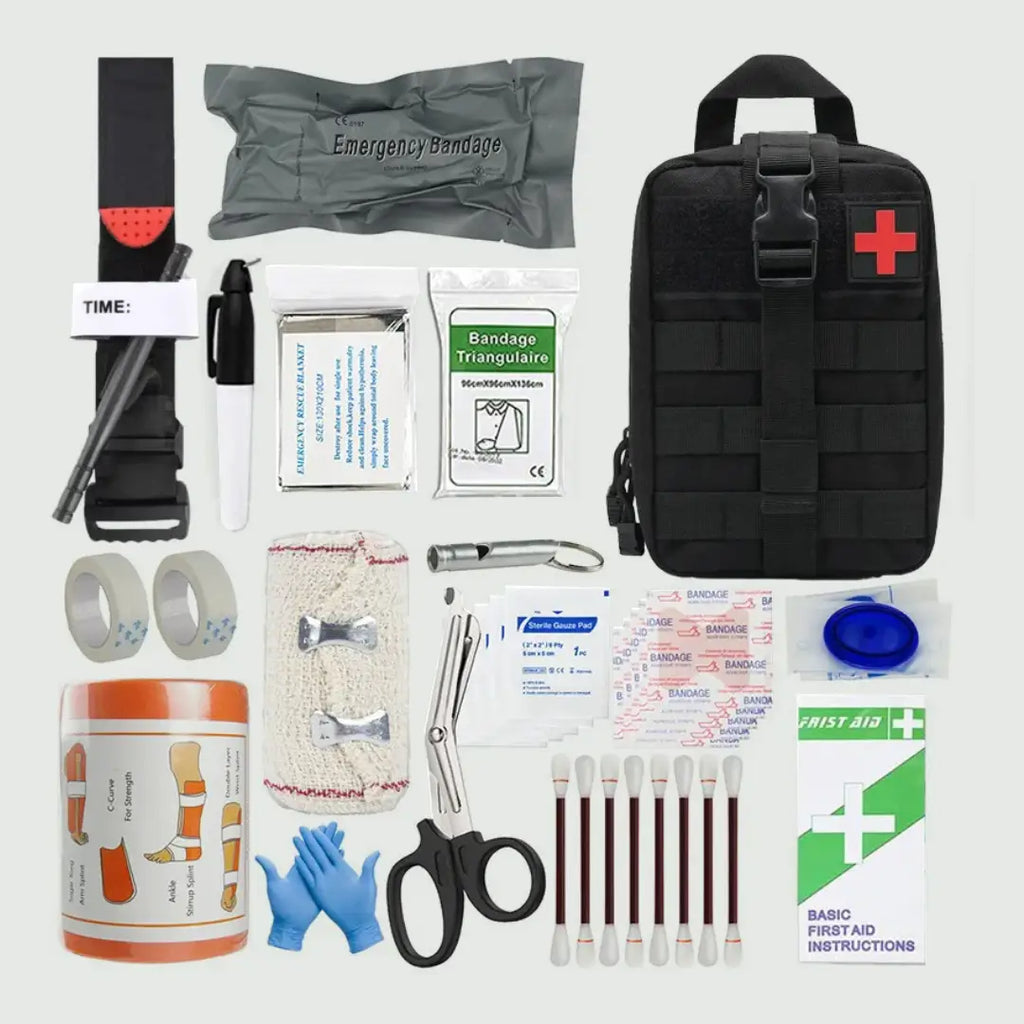 Tactical First Aid Kit Bag for Outdoor, Medical Preparedness and Emergency