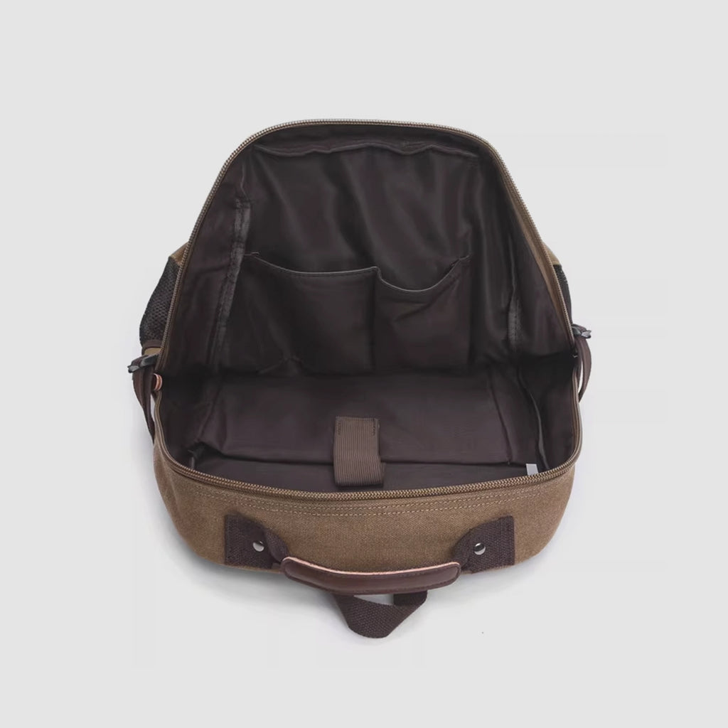Reinforced Canvas Backpack 35L — Ideal for 72h Emergency Kit and Daily Use