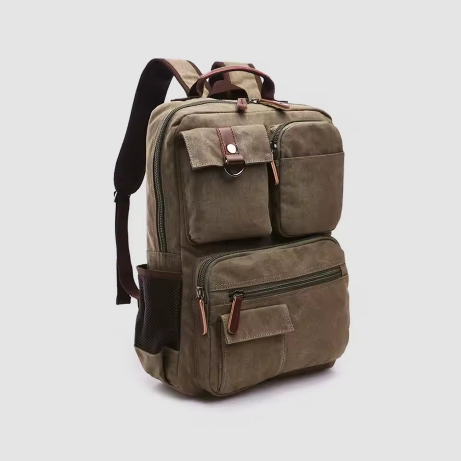 Reinforced Canvas Backpack 35L — Ideal for 72h Emergency Kit and Daily Use
