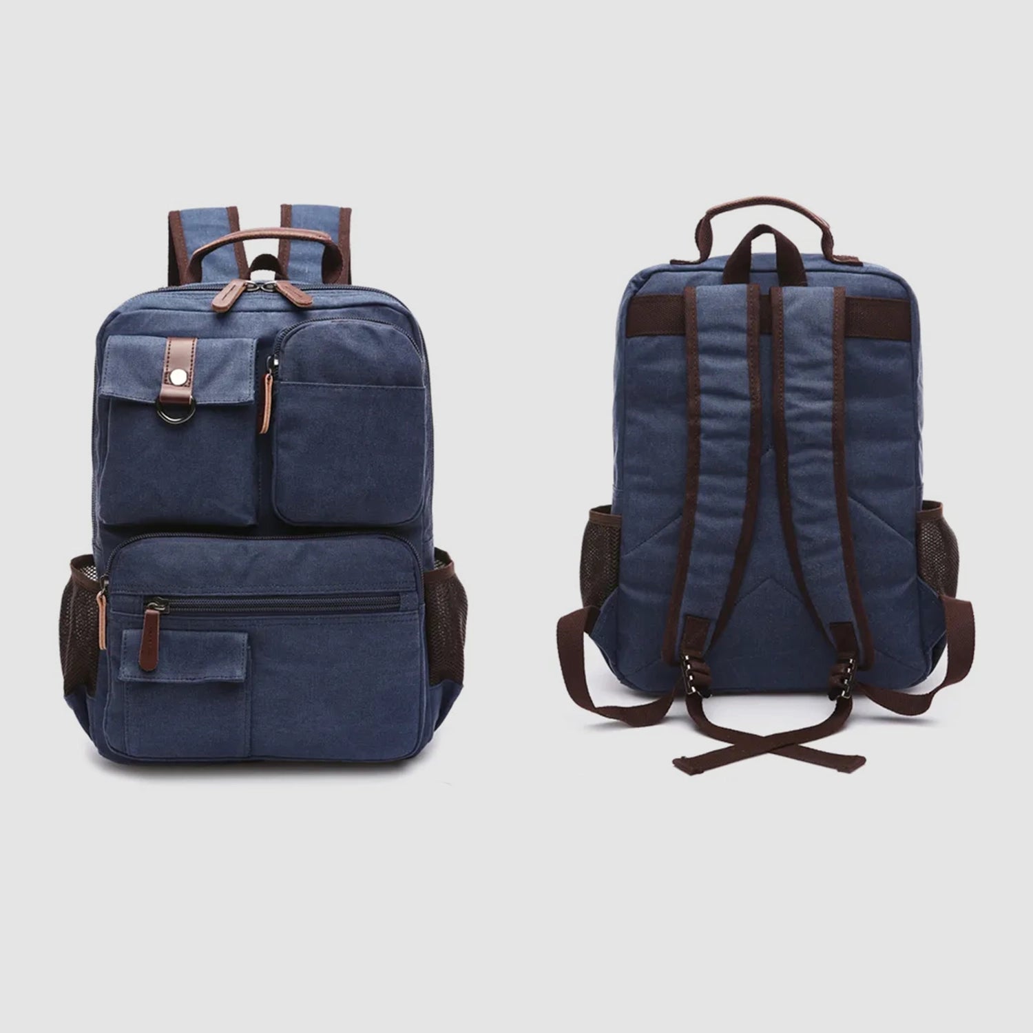 Reinforced Canvas Backpack 35L — Ideal for 72h Emergency Kit and Daily Use