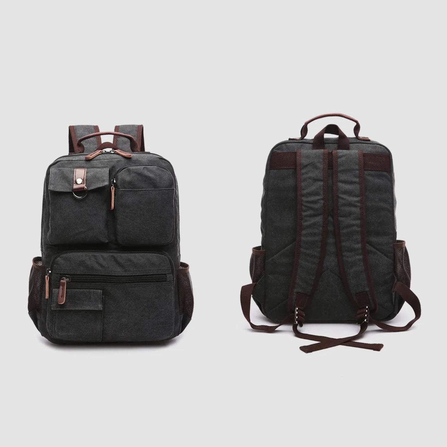 Reinforced Canvas Backpack 35L — Ideal for 72h Emergency Kit and Daily Use