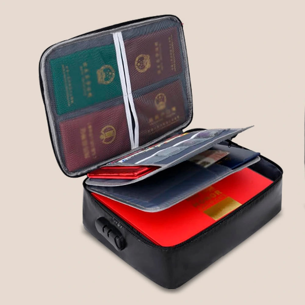 Fireproof and Waterproof Security Briefcase for Documents