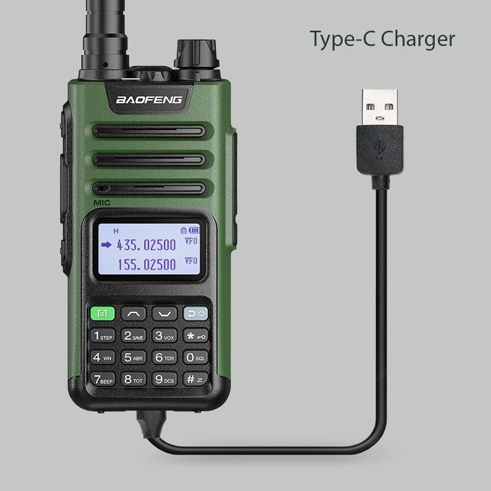 OLD - Baofeng UV-13 pro v2 Dual Band VHF/UHF 10W Walkie-Talkie - Distance 2 to 16 km
